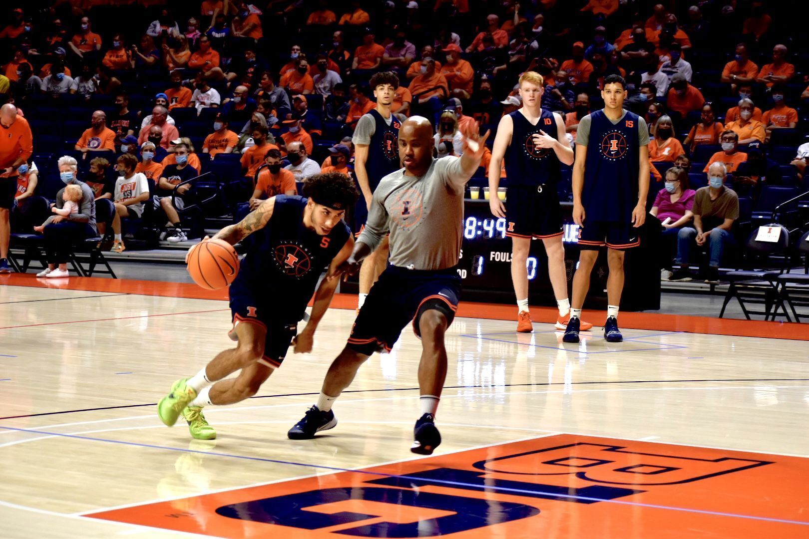 Photos: Illinois hosts open practice